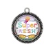 Pendentif Cabochon Argent - Super AESH
