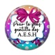 Cabochon Résine - pour la plus gentille dse AESH