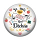 Cabochon Résine - je suis une atsem qui déchire