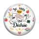 Cabochon Verre - je suis une atsem qui déchire