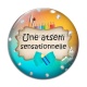 Cabochon Verre - une atsem sensationnelle