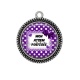 Pendentif Cabochon Argent - mon atsem préférée