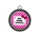 Pendentif Cabochon Argent - mon atsem préférée