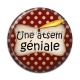 Cabochon Résine - une atsem géniale