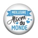 Cabochon Résine - meilleure atsem du monde