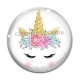 Cabochon Verre - licorne
