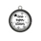 Pendentif Cabochon Argent - une super atsem