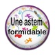 Cabochon Résine - une atsem formidable