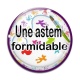 Cabochon Verre - une atsem formidable