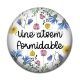 Cabochon Résine - une atsem formidable