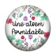 Cabochon Résine - une atsem formidable