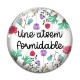 Cabochon Verre - une atsem formidable