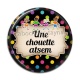 Cabochon Résine - une chouette atsem