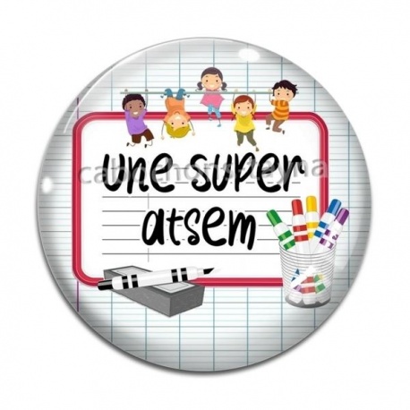 Cabochon Verre - une super atsem