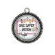 Pendentif Cabochon Argent - une super atsem