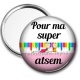 Miroir de poche - pour ma super atsem