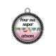Pendentif Cabochon Argent - pour ma super atsem