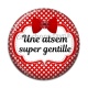 Cabochon Résine - une atsem super gentille