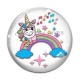 Cabochon Verre - licorne