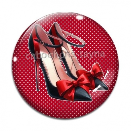Cabochon Verre - chaussure