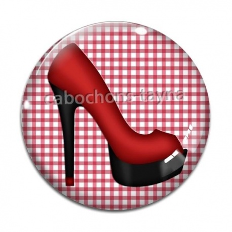 Cabochon Verre - chaussure
