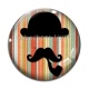 Cabochon Verre - moustache