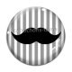 Cabochon Verre - moustache