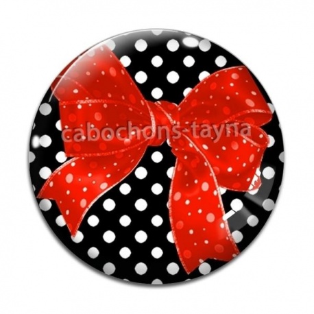 Cabochon Verre - noeud
