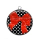 Pendentif Cabochon Argent - noeud