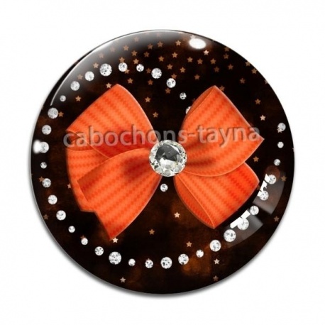 Cabochon Verre - noeud