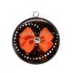 Pendentif Cabochon Argent - noeud