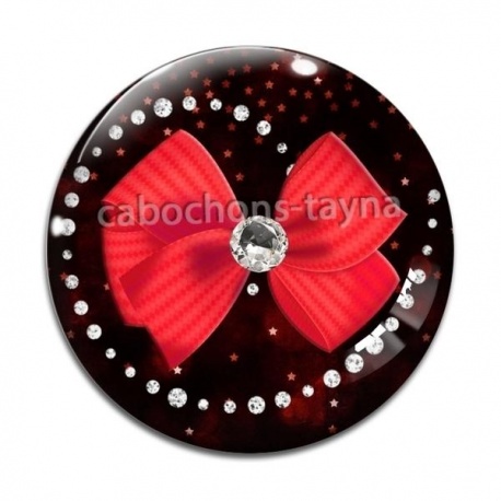 Cabochon Verre - noeud