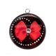 Pendentif Cabochon Argent - noeud