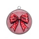 Pendentif Cabochon Argent - noeud