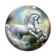Cabochon Verre - licorne