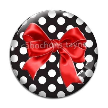 Cabochon Verre - noeud