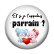 Cabochon Résine - et si je t'appelais parrain