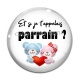 Cabochon Verre - et si je t'appelais parrain