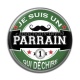 Cabochon Résine - je suis un parrain qui déchire