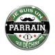 Cabochon Verre - le meilleur c'est mon parrain