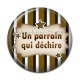 Cabochon Résine - un parrain qui déchire