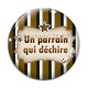 Cabochon Verre - un parrain qui déchire