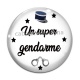 Cabochon Verre - un super gendarme