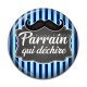 Cabochon Résine - parrain qui déchire
