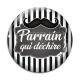 Cabochon Verre - parrain qui déchire