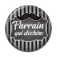 Cabochon Résine - parrain qui déchire