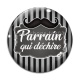 Cabochon Verre - parrain qui déchire