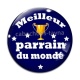 Cabochon Verre - meilleur parrain du monde