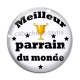Cabochon Verre - meilleur parrain du monde