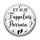 Cabochon Résine - et si je t'appelais parrain